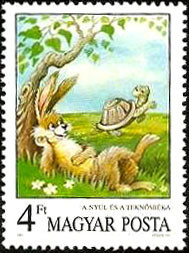 Colnect-1005-307-The-Tortoise-and-the-Hare-Aesop--s-Fables.jpg