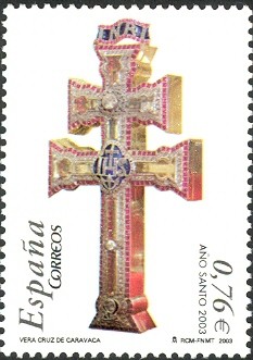Colnect-594-554-Holy-Year---Holy-and-Authentic-Cross-of-Caravaca.jpg