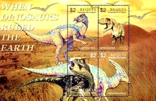 Colnect-2422-004-Tenontosaurus-Gorgosaurus-Psittacosaurus-Parasaurolophus.jpg