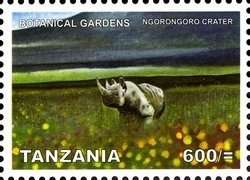 Colnect-1692-566-Ngorongoro-Crater-Black-Rhinoceros-Diceros-bicornis.jpg
