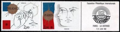 Colnect-778-680-Stampexhibition-Philexfrance---82-Symbolic-drawing---Tr-eacute-mois.jpg