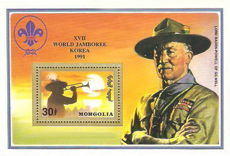 Colnect-2841-144-World-Jamboree-and-Lord-Baden-Powell---Gold-border.jpg