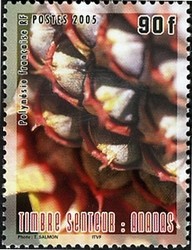 Colnect-599-981-Perfumed-stamp---Pineapple.jpg