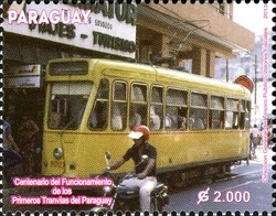 Colnect-2373-290-Streetcars-in-Paraguay.jpg