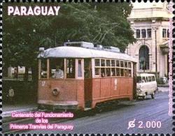 Colnect-2373-291-Streetcars-in-Paraguay.jpg
