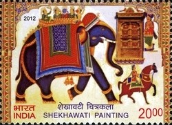 Colnect-1619-843-Shekhawati-Painting.jpg