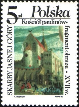 Colnect-1963-082-The-Paulinite-Church-on-Skalka-in-Cracow.jpg