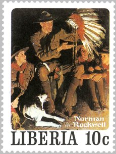 Colnect-3484-143-The-Campfire-Story-by-Norman-Rockwell.jpg