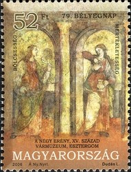Colnect-498-575-79th-Stamp-Day---The-Four-Virtues-Frescos-from-Esztergom.jpg