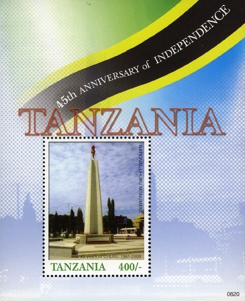 Colnect-1691-052-45th-Anniversary-of-Tanzania-Independence-1961-2006.jpg
