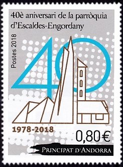 Colnect-5020-866-40th-Anniversary-of-the-Parish-of-Escaldes-Engordany.jpg