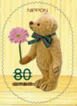 Colnect-1993-296-Beige-Bear-and-Flowers.jpg