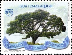 Colnect-2208-677-Ntl-Tree-of-Guatemala---Ceiba-pentandra.jpg
