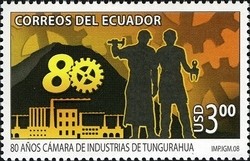 Colnect-980-604-80th-Anniversary-of-the-Chamber-of-Industry-of-Tungurahua.jpg