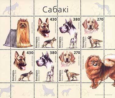 Colnect-191-542-Golden-Retriever-Mastiff-German-Shepherd-Canis-lupus-fami.jpg