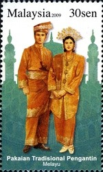 Colnect-403-553-Traditional-Wedding-Costumes--Malay.jpg