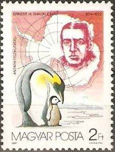 Colnect-605-465-Ernest-H-Shackleton-Emperor-Penguin-Aptenodytes-forsteri.jpg