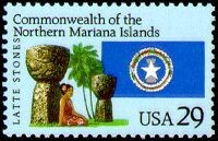 Colnect-200-179-Mariana-Islands-Statues-Woman-and-Flag.jpg