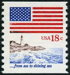 Colnect-4845-864-From-sea-to-shining-sea---Flag-and-lighthouse.jpg