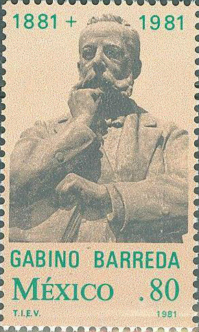 Colnect-2912-953-Gabino-Barreda-1881-1981.jpg