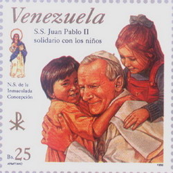 Colnect-405-498-Pope-and-Children.jpg