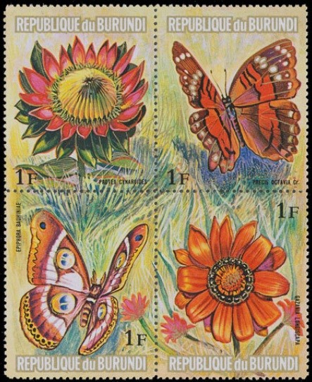 Colnect-2188-634-Strip-of-4-stamps-with-Flowers-and-Butterflies.jpg