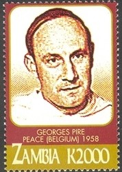 Colnect-934-554-George-Pire---Peace-Belgium-1958.jpg