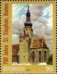 Colnect-1418-192-700th-Anniversary-of-St-Steven--s-Church-Baden.jpg