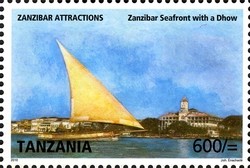 Colnect-1692-629-Zanzibar-Seafront-with-a-Dhow.jpg
