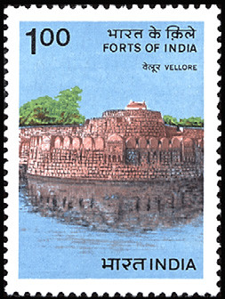 Colnect-2524-447-Forts-of-India--Vellore.jpg