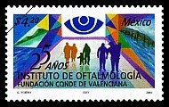Colnect-313-135-25-Years-of-the-Institute-of-Ophthalmology-Conde-de-Valencia.jpg