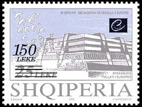 Colnect-650-061-Doves-flying-from-the-Palace-of-Europe-overprinted.jpg