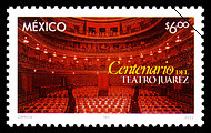 Colnect-313-195-Centennial-of-the-Teatro-Juarez-in-Guanajuato-Guanajuato.jpg