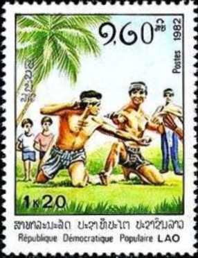 Colnect-3005-566-Techniques-of-Lao-martial-arts.jpg
