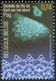 Colnect-526-553-Croatie-Belgium-Joint-Issue-lace-from-Pag.jpg