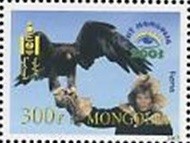 Colnect-2385-444-Hunter-with-eagle.jpg
