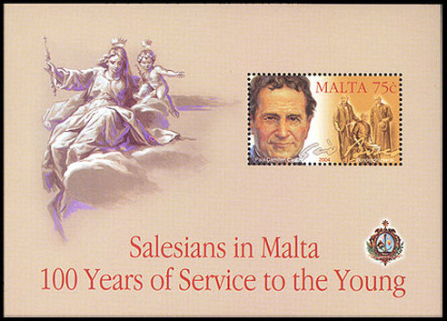 Colnect-2801-668-Centenary-of-Salesians-in-Malta.jpg