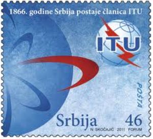 Colnect-1522-536-ITU-145-year-in-Serbia.jpg