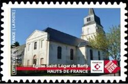 Colnect-6075-978-Saint-L%C3%A9ger-Church-Barly.jpg