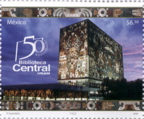Colnect-330-726-50th-Anniversary-of-the-Central-Library-at-UNAM.jpg