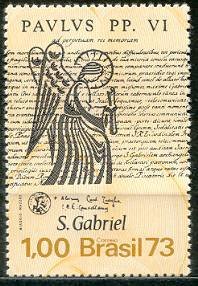 Colnect-966-322-St-Gabriel-and-Proclamation-of-Pope-Paul-VI.jpg