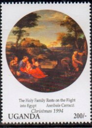 Colnect-5956-179-Holy-Family-Rests-on-the-Flight-into-Egypt-by-A-Carracci.jpg