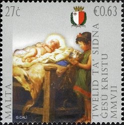 Colnect-657-722-Baby-Jesus-and-young-girl-by-Giuseppe-Cal%C3%AC.jpg