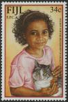 Colnect-3950-164-Girl-and-cat.jpg