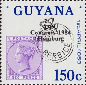 Colnect-4474-155-UPU-Congress-1984-overprint----BERBICE--postmark.jpg