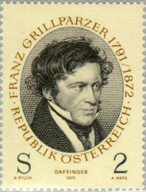 Colnect-136-793-Franz-Grillparzer-1791-1872-poet-by-Moritz-M-Daffinger.jpg