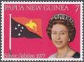 Colnect-3116-031-Queen-Elizabeth-II-and-National-flag.jpg