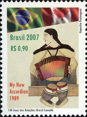 Colnect-468-595-140-Years-of-Brazil-Canada-Relations---My-New-Accordion-1989.jpg