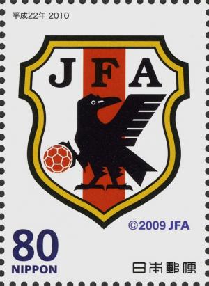 Colnect-4120-176-FIFA-World-Cup-South-Africa---Emblem-of-the-Japanese-Team.jpg