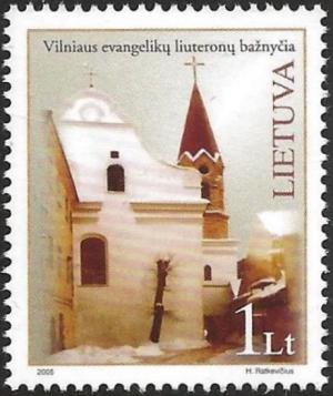 Colnect-3761-022-Vilnius-evangelical-lutheran-church.jpg